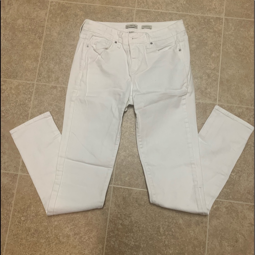 Calvin Klein White Jeans